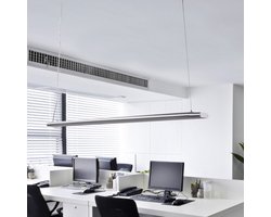 Arcchio - Hanglampen - 1licht - Polycarbonaat, aluminium - H: 2.8 cm - wit, zilver - Inclusief lichtbron