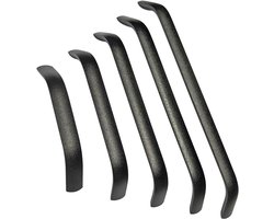 Arch handgreep voor kasten, keukens en badkamers - 320 mm gatafstand, 335 mm lengte, 2 stuks, zwart, moderne stijl