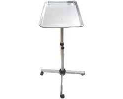 Archi rolwagen – Kapperskar – Tattoo & Beauty Apparatuur – Medische Trolley – Verstelbare Opslagkar – Aluminium – 45 × 33 × 70-103 cm