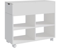 Archiefkast - 61 x 70 x 30 cm - met lade - wit