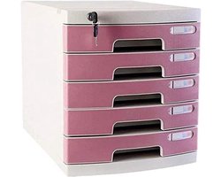 Archiefkast Bureaukast - Opbergkast Lade Organizer - Kantoor Organiseren - Afsluitbare Ordnerlade