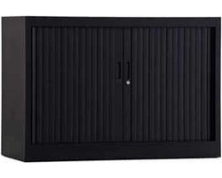Archiefkast - Claudius Basic roldeurkast 105x120x45 zwart