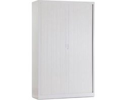 Archiefkast - Claudius Basic roldeurkast 198x120x45 wit