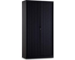 Archiefkast - Claudius Basic roldeurkast 198x120x45 zwart
