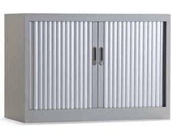 Archiefkast - Claudius Basic roldeurkast 72,8x120x45 aluminium