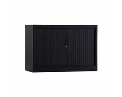 Archiefkast - Claudius Basic roldeurkast 72,8x120x45 zwart