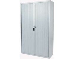 Archiefkast - Claudius PLUS roldeurkast 160x120x45cm wit