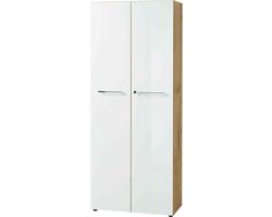 Archiefkast Mouna 80cm - eik/wit