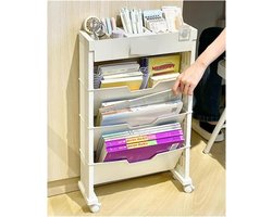 Archiefkast Onder Bureau - Opbergwagen Dossierkast - Kantoor Organisatie - Eenvoudige Boekenkast - Zoals Afgebeeld - Zoals Afgebeeld
