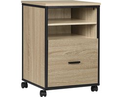 Archiefkast Op Wielen - Bureaukast - Ladeblok - Lichtbruin - 40x40x60cm