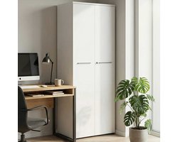 Archiefkast Osmond 80cm met 2 deuren - lichtgrijs - Germania - Archiefkast - Grijs - Spaanplaat