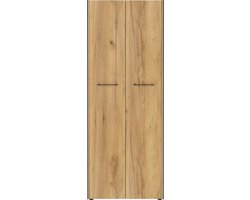 Archiefkast Robert 196 Cm 2 Deuren - Antraciet/eik - Germania - Archiefkast - Bruin; Antraciet - Spaanplaat