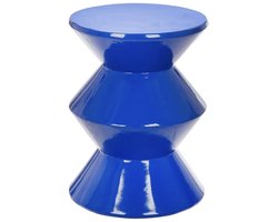 Architectonische bijzettafel – geometrisch design in blauw - Topkwaliteit