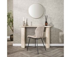 Archon Moderne Kaptafel Keramiek Travertine 120 cm