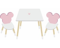 Arditex - Disney - Minnie Mouse - kindermeubelset Tafel en 2 stoelen