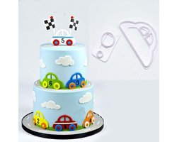 Ardran & Tookar Fondant auto uitsteekvorm - Kunststof - 2 stuks