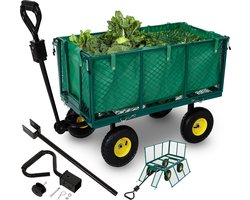 AREBOS Tuinwagen 550kg - Bolderkar - Tuinkar - Bolderwagen - Bolderkar Opvouwbaar