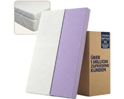 Arensberger Matras Topper Soft Plus | 180cm x 200cm | H2 | Traagschuim matras topper, wasbare hoes | geschikt voor binnenvering & schuimmatrassen | Matras topper hoogte 7cm