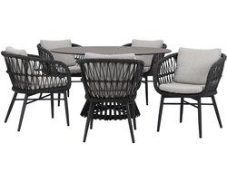 Arezzo Pasadena dining tuinset 140xH75 cm rond 6 delig