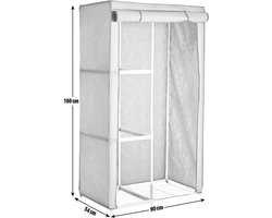 Argos Home - Covered Single Garderobekast - kledingkast - beige