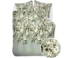 Ariadne at Home Autumn Blossom dekbedovertrek - Tweepersoons - 200x200/220 - Licht groen