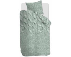 Ariadne At Home Cuddly Dekbedovertrek - Eenpersoons - 140x200/220 cm - Green