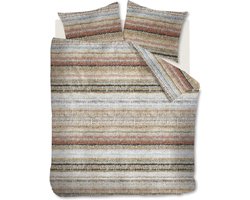 Ariadne at Home dekbedovertrek Soft Stripes Natural 100% katoen Lits-jumeaux - 240 x 200/220 cm + 2 slopen 60x70 cm