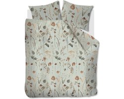 Ariadne at Home Flore Dekbedovertrek - Groen - 200 x 200/220 cm + 2x 60 x 70 cm