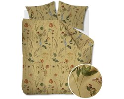 Ariadne at Home Flore dekbedovertrek - Tweepersoons - 200x200/220 - Oker