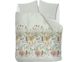 Ariadne at Home Flowerfields dekbedovertrek - Tweepersoons - 200x200/220 - Licht groen