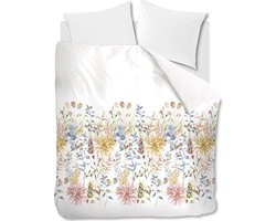 Ariadne at Home Flowerfields dekbedovertrek - Tweepersoons - 200x200/220 - Wit