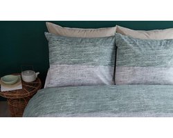 Ariadne at Home Like dekbedovertrek - Tweepersoons - 200x200/220 - Groen