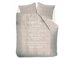 Ariadne At Home Recipe for Love Dekbedovertrek - Tweepersoons - 200x200/220 cm - Natural