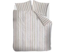 Ariadne at Home Soft Lines dekbedovertrek - Eenpersoons - 140x200/220 - Gebroken wit