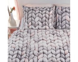 Ariadne at Home Warm Dekbedovertrek - Tweepersoons - 200x200/220 cm - Naturel