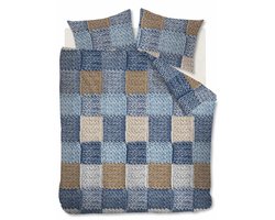 Ariadne at Home Wool Shades dekbedovertrek - Tweepersoons - 200x200/220 - Blauw