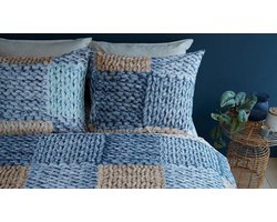 ARIADNE Wool Shades Dekbedovertrek - Litsjumeaux - 240x200/220 cm - Blue