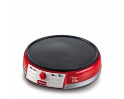 Ariete 0202/00 - 50's Style Pannenkoekenmaker - 1000 Watt - Rood