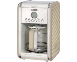 Ariete 1342/03 - Vintage koffiezetter - tot 12 kops - 24 uurs timer - warmhoudplaat - Beige