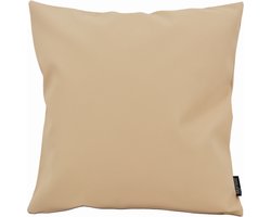 Arizona Beige Kussenhoes | Kunstleer / PU Leder | 45 x 45 cm