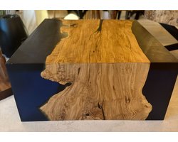 Arka Woods - Epoxy en olijfhout waterval salontafel - Marilyn