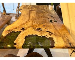Arka Woods - Essen Hout met echt Mos Eettafel - Carla