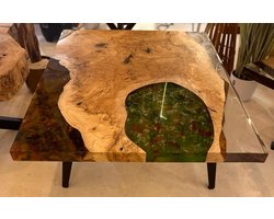 Arka Woods - Essen Hout Salontafel met echt Mos - Lina