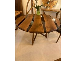 Arka Woods - Walnoot Hout Eettafel/Salontafel - Amy