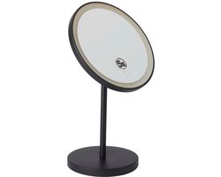 Arlo Led Make Up Spiegel Black | Zwart | Metaal