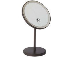 Arlo Led Make Up Spiegel Pecan | Bruin | Metaal