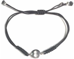 Armband met Maagd Zuil van Sterling Zilver, 10mm, Zilver