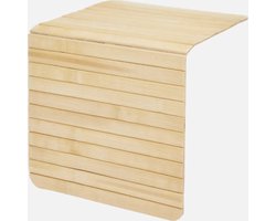Armleuning Dienblad - Flexibel - Banktafeltje voor de zetel - Bamboe - Natuur