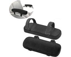 Armleuningkussens - Comfortabele Armleuningkussens voor Diverse Stoelen- Antislip elleboogsteunkussens -Machinewasbaar-Geschikt voor bureaustoelen en gamingstoelen - 1 paar