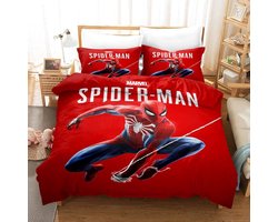 ARO- 3 Delig zachte microvezel dekbedovertrekset (1x dekbedovertrek 140x200cm + 2x kussensloop 50x75cm)- Spiderman
